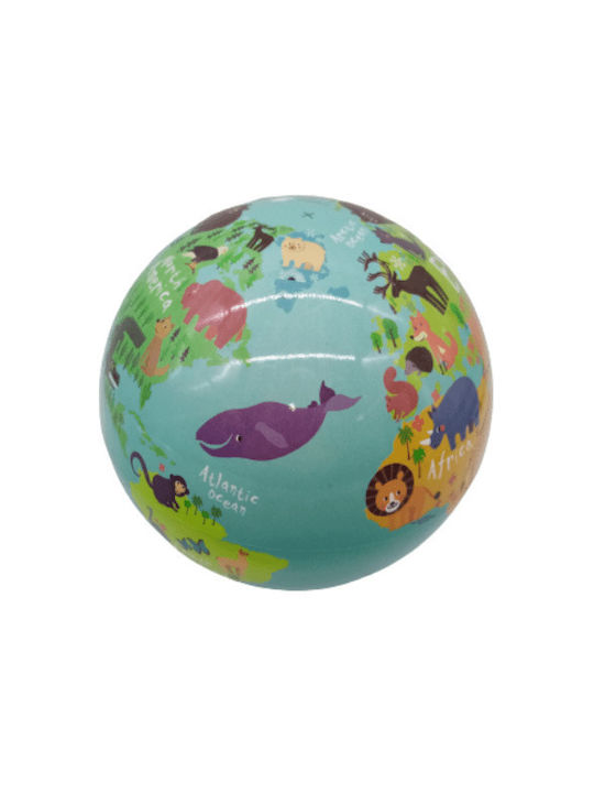 Floating Illuminated World Globe English with Diameter 14cm and Height 14cm