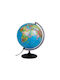 Illuminated World Globe Greek with Diameter 25cm and Height 25cm