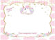 Day4you Unicorn Baptism Placemat 42x30cm