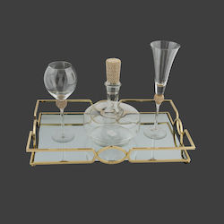 Trays - Carafes - Wedding Glasses