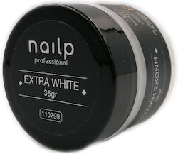 Nailp Professional Σκόνη Ακρυλικού σε Λευκό Χρώμα 36gr 100.110799