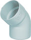 Fasoplast Γωνιακή σύνδεση σωλήνα PVC 100mm 8022045100