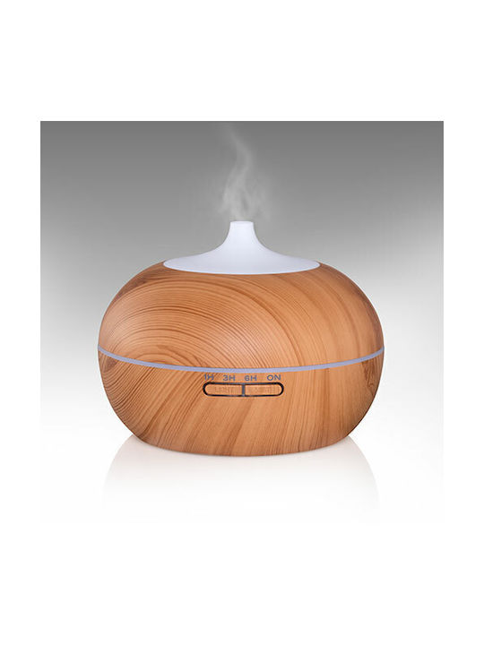 We Luv Aromas Lumini LED Dispozitiv de aromaterapie cu temporizator Maro 400ml 802-0002