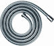 Metallic Shower Hose Silver 200cm (1/2")