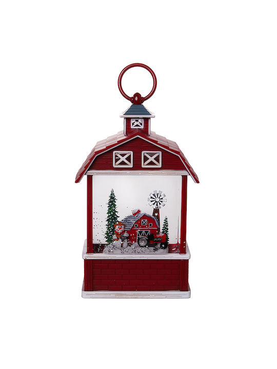 Weihnachtliche Schneekugel mit Schneemann 14.4x7.8x24cm 1Stück