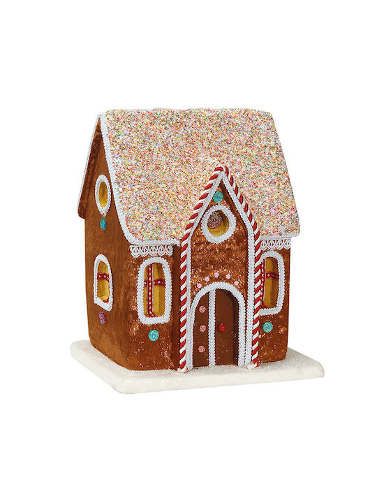 Christmas Decorative House Brown 37x33x23cm.
