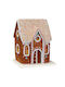 Christmas Decorative House Brown 37x33x23cm.