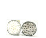 Christmas Gray Candle 2pcs