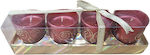 Christmas Pink Candle 4pcs