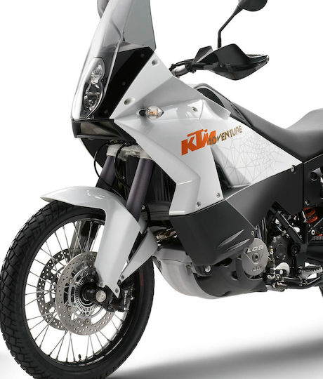 Moto Discovery Lc8 950/990 Adventure Motorrad-Vorderradgabelschutz Schwarz