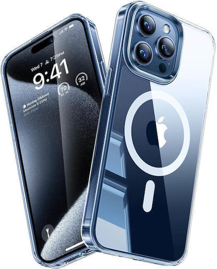 Torras Back Cover Σιλικόνης Διάφανο (iPhone 15 Pro Max)