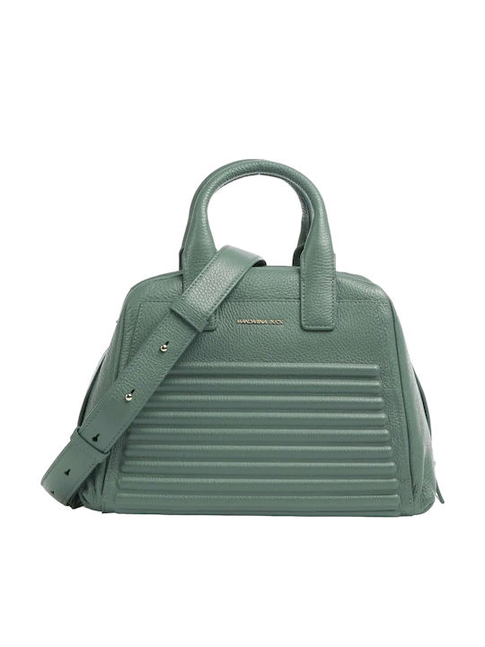 Leather Women's Tote Handbag Green