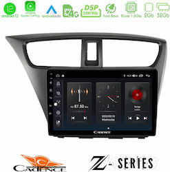 Cadence Ηχοσύστημα Αυτοκινήτου για Honda Civic 2012-2015 (Bluetooth/USB/WiFi/GPS/Android/Auto) με Οθόνη Αφής 9"