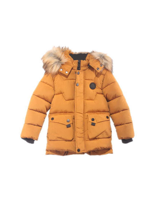 Joyce Kinderjacke mit Kapuze Gelb