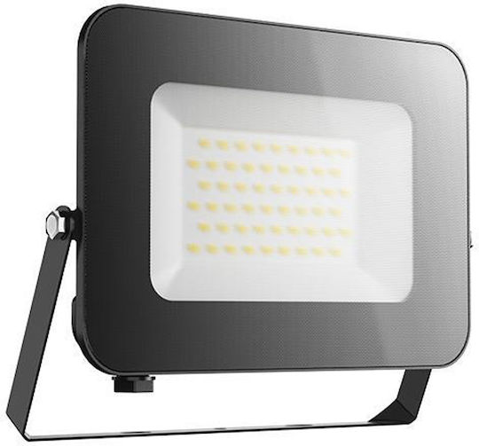 Eurolamp Στεγανός Προβολέας LED 50W Ψυχρό Λευκό 6500K IP65