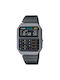 Casio Collection Uhr Batterie mit Schwarz Metallarmband