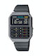 Casio Collection Men's Watch Battery with Black Metal Bracelet
