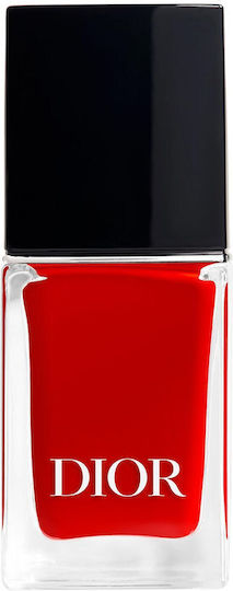 Dior Vernis Glossy Βερνίκι Νυχιών Μακράς Διαρκείας 999 Rouge 10ml