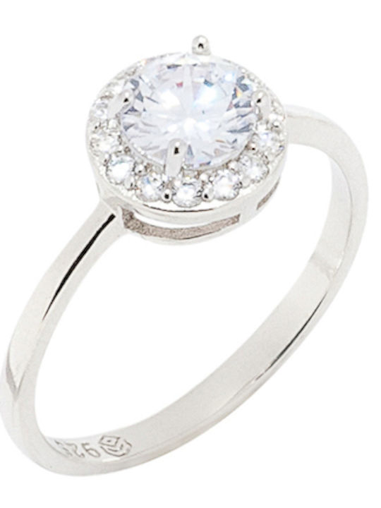 Prince Silvero Ring with Zircon made of Silver