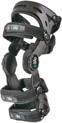 E-Life Bracing Schiene Patellofemoral in Schwarz Farbe E-KN043