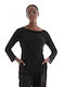 Deha Women's Blouse Long Sleeve Black