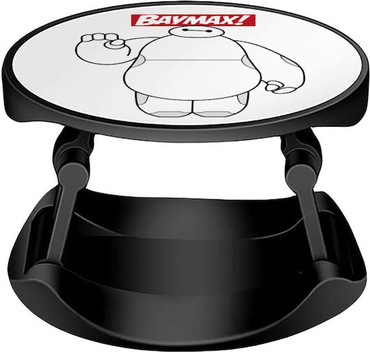 Koupakoupa Pop Socket for Mobile Phone Baymax Hi Phone Holders Stand Stand Mobile Support Base In Hand Black