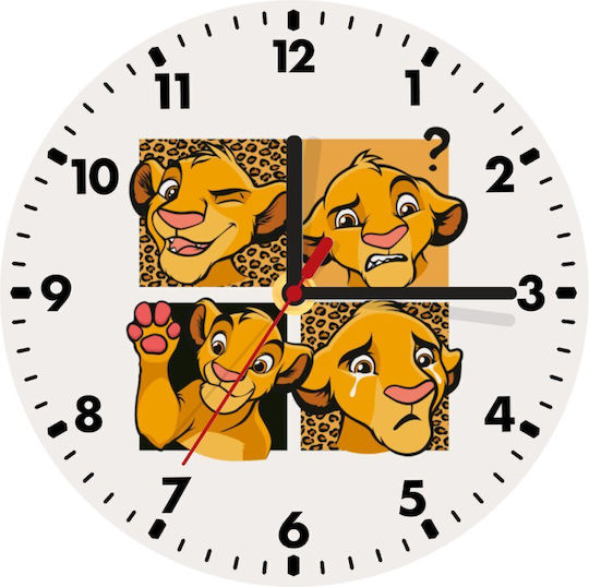 Koupakoupa Kinder Wanduhr Hölzernes