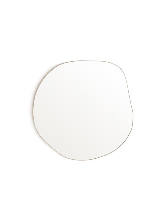 La Redoute Interieurs Wall Mirror with Yellow Metallic Frame 80x91.5cm 1pcs