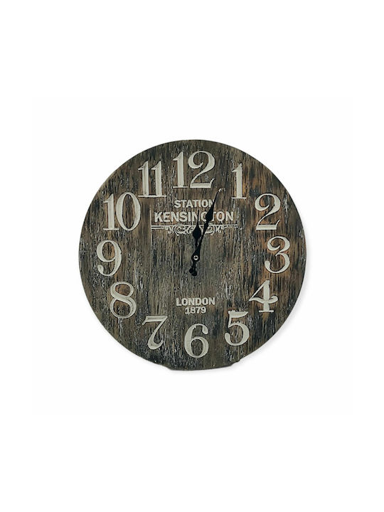 General Trade Kensington/London Wall Clock Wooden Ø40cm