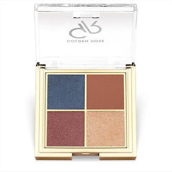 Golden Rose Quattro Eyeshadow Παλέτα με Σκιές Μ...