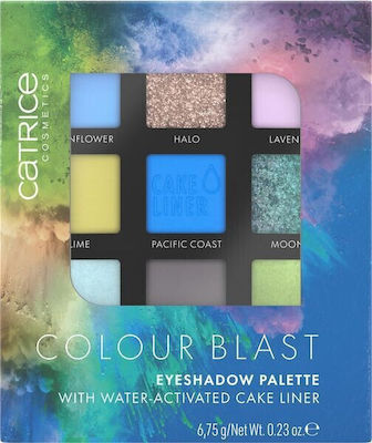 Catrice Cosmetics Colour Paletă cu Farduri de Pleoape Formă Solidă 020 Albastru întâlnește Lime