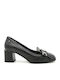 Leather Black Heels