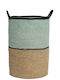 Soulworks Decorative Basket Wicker with Handles Blue 30x30x45cm