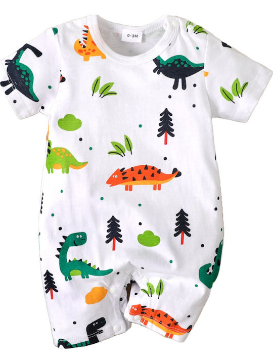 TakTakBaby Body pentru Bebeluși Mâneca scurta Alb
