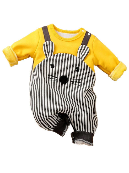 TakTakBaby Baby Bodysuit Set Long-Sleeved Yellow