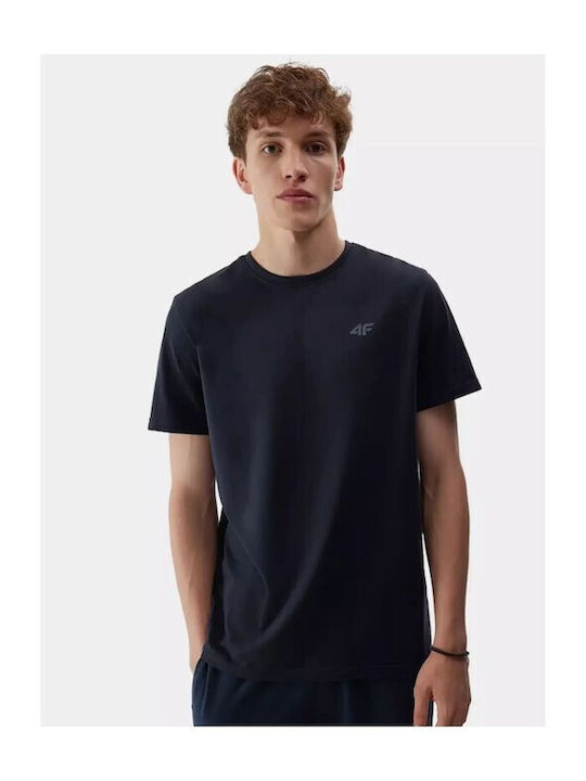 4F Men's T-shirt BLUE