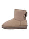 MTNG Kids PU Leather Boots Beige