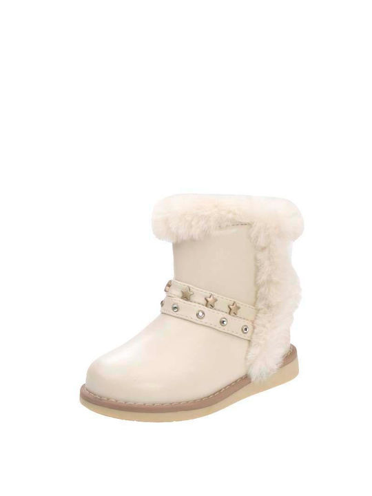 Mayoral Kids Boots Ecru