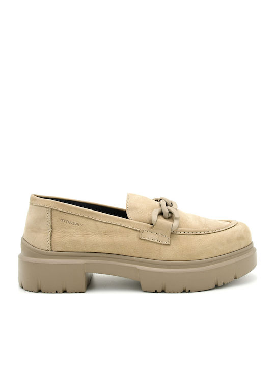 Γυναικεία Loafers σε Μπεζ Χρώμα