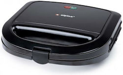 Alpina Appliances 10259 750W για 2 Τοστ Μαύρη