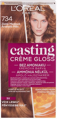 L'Oreal Paris Casting Creme Gloss Vopsea de Păr 734 Miere de aur 48ml