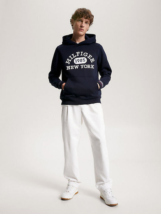 Tommy Hilfiger Φούτερ με Κουκούλα Navy Μπλε