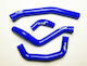 KSX Set Silicone Motorcycle Engine Hoses for Honda CRF 250 Blue