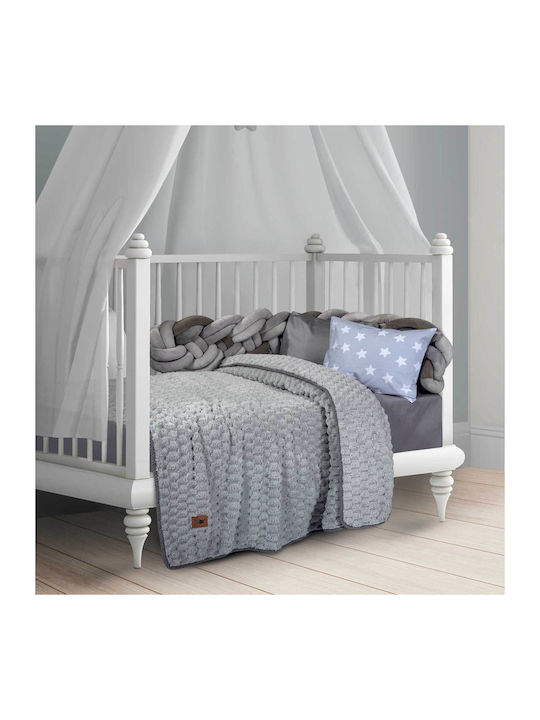 Greenwich Polo Club Blanket Cot 8837 Fleece Gra...