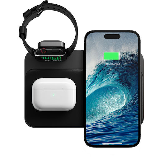 Nomad Аσύρματο Зарядно Устройство (Qi Pad) и Кабел USB-C 10W Power Delivery Черен (NM01215585)