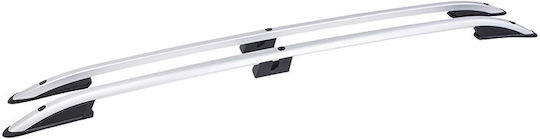 Turtle Μπάρες Οροφής Αλουμινίου για Opel Vivaro Fiat Talento Renault Trafic Toyota Crown Nissan NV300 Ford Crown Chevrolet Express (Σετ χωρίς πόδια) Ασημί