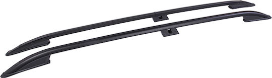 Turtle Μπάρες Οροφής Αλουμινίου για Toyota Crown Ford Crown Mazda CX-9 (Σετ με πόδια) Μαύρες