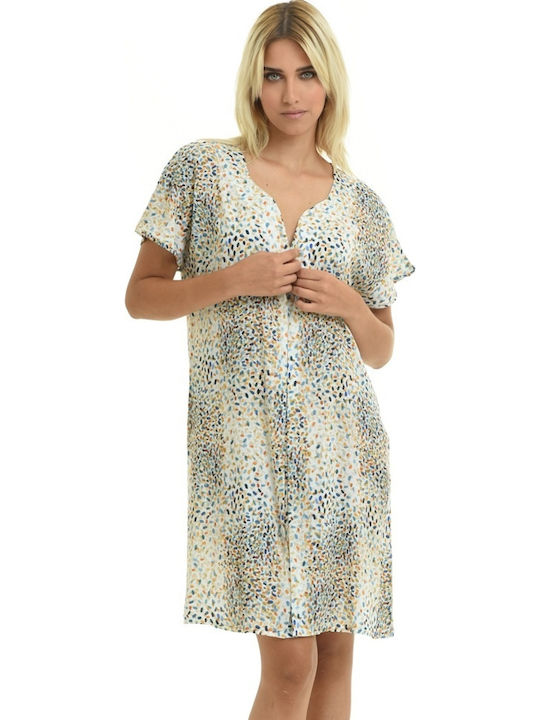 Primavera Feminin Scurt Rochie de Plajă Multicolor