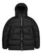 Rains Herren Winter Jacke Puffer Winddicht Schwarz