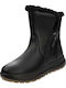 Women's Ankle Boots with Fur Black